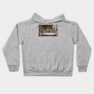 The last graffiti supper Kids Hoodie